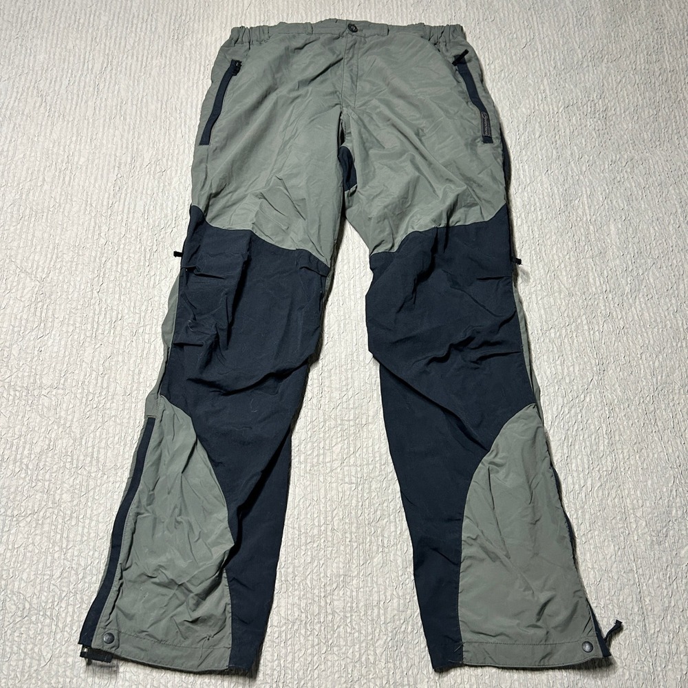 Montane Terra Pants Mens XL Grey Black Hiking Trekking Lightweight Nylon KAM-A09